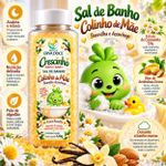 Sal de Banho Infantil Colinho de Mãe 120g Crescinho Kids