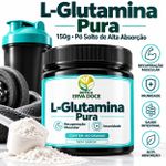 L-Glutamina - Recuperação Muscular Imunidade 150 gramas