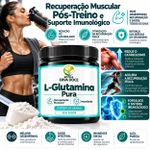 L-Glutamina - Recuperação Muscular Imunidade 150 gramas