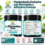 L-Glutamina - Recuperação Muscular Imunidade 150 gramas
