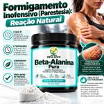 Beta-Alanina Pura -  Desempenho Fisico 200g Sem Sabor 