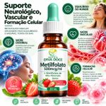 Metilfolato 500mcg/ml Gotas Sabor Morango 30ml