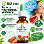 Metilfolato 500mcg/ml Gotas Sabor Morango 30ml