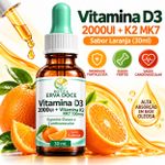 Vitamina D3 2000UI + Vitamina K2 MK7 100mcg  30ml
