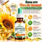 Vitamina D3 2000UI + Vitamina K2 MK7 100mcg  30ml