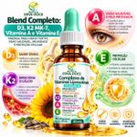 Complexo de Vitaminas  – Vitaminas D3, K2 MK-7, A e E 20ml