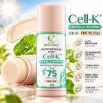 Protetor Solar Stick Cell-K -  Centella Reversa FPS 75 12g