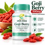 Goji Berry 500mg Proteção Antioxidante 30 Capsulas