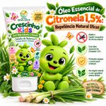 Gel Repelente Infantil Crescinho Kids Colinho de Natureza 120 gr