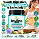 Inulina em Pó Solto -  Prebiótico Saúde Intestinal  300g