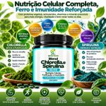 Blend Chlorella e  Spirulina 50/50 – Nutrição Celular 150g