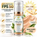 Protetor Solar em Mousse FPS 50 Bege Claro –  30g