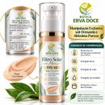 Protetor Solar em Mousse FPS 50 Bege Claríssimo  –  30g