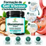 Glucomanan - Saciedade, Fibras e Metabolismo  100g 