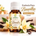 Essência Pura Baunilha Home e Spa 10ml - Aromatizante
