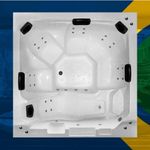 Spa Retangular Belmonte PADRÃO com hidro em acrílico
