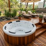 Spa Redondo Monte Castelo COMPLETO com hidro em acrílico