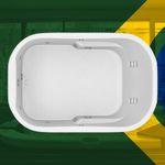 Banheira Retangular Campinas COMPLETA com Hidro