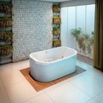 Banheira Retangular Campinas COMPLETA com Hidro