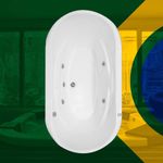 Banheira Dupla Malta com hidro