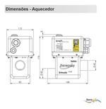 Aquecedor Digital para Banheira 8000W 220V
