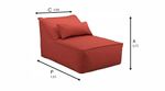 Poltrona Chaise Área externa Terracota | Brisa Mar