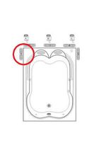 Banheira Dupla Lindóia COMPLETA com hidro em acrílico - 1.50X1.10X0.40 - 220v (Pronta Entrega) - OP 177121