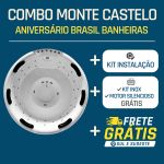 Spa Redondo Monte Castelo COMPLETO com hidro em acrílico - Combo
