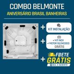 Spa Retangular Belmonte COMPLETO com hidro em Acrílico - Combo