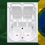 Banheira Dupla Imperatriz com hidro