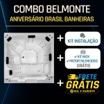 Spa Retangular Belmonte COMPLETO com hidro em Acrílico - Combo