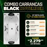  Banheira Carrancas | COMBO LUXO | Aquecedor + cromo 1 ponto + Kit Inox + Motor Silencioso