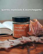 Vela Aromática Tarde de Outono | Licor, Coco, Especiarias e Baunilha