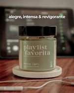 Vela Aromática Playlist Favorita | Bergamota e Limão Siciliano