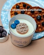 Vela Aromática Waffle de Blueberry