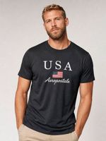 Camiseta Aeropostale em bordado especial 871401102
