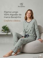 PIJAMA LONGO P-M-G FEMININO 03615