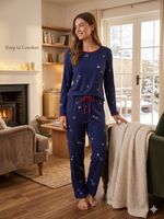 PIJAMA LONGO P-M-G FEMININO 03615