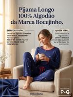 PIJAMA LONGO P-M-G FEMININO 03615