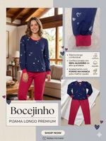 BOCEJINHO PIJAMA LONGO FEMININO BOC5319