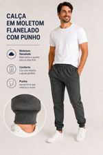 Calça em moletom C/ Punho REIMALHAS 07333
