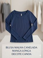 Blusa manga longa Biografia 08001