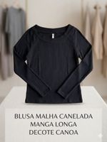 Blusa manga longa Biografia 08001