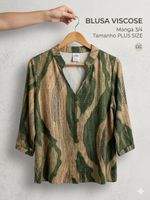 BLUSA Manga 3/4 BIG FASHION 6427