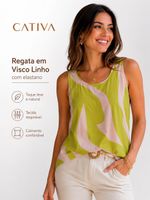 Regata em viscose com elastano Cativa C21396
