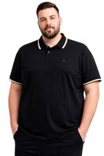 POLO MALHA TRABALHADA PLUS SIZE OGOCHI