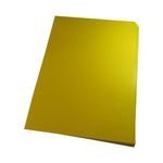 Capa para Encadernação A4 Amarelo Couro Fundo PP 0,30 100un