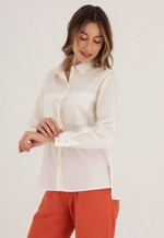 Camisa Tricoline Off White