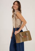 Bolsa Lona Montreal Alça Pesponto