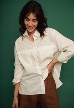 Camisa Tricoline Off White